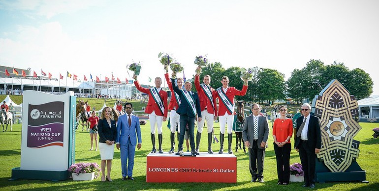 Belgium wins the Nations Cup in St. Gallen