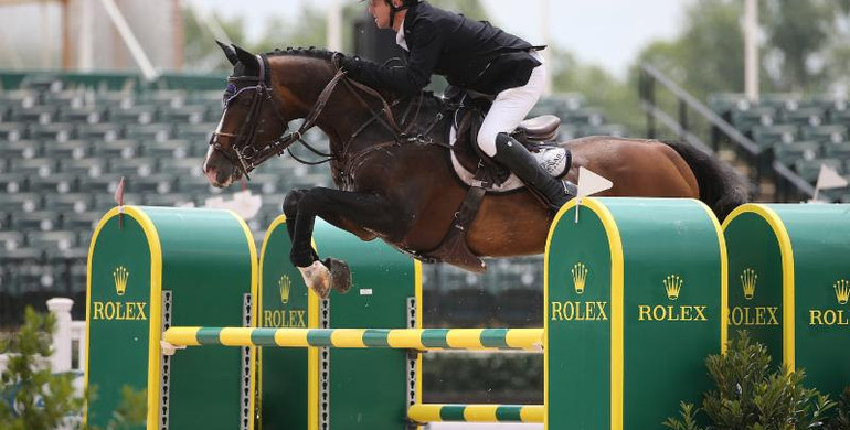Sweetnam and Cyklon 1083 prove too quick to catch in the FEI Speed Stake