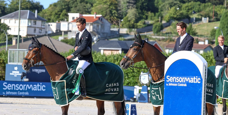 Bettendorf and Delestre tie for first as the Longines Global Champions Tour of A Coruña concludes