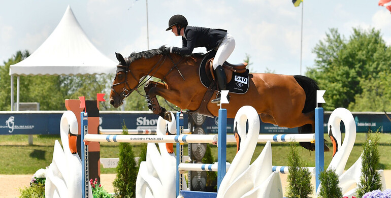 Cathleen Driscoll and Flotylla fly to third FEI win in $38,700 CSI2* Welcome Stake