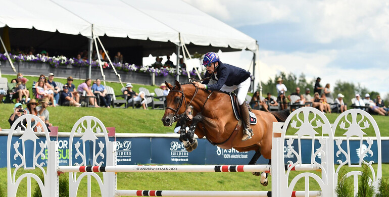 Karl Cook and Caracole de La Roque climb the ranks with $145,100 CSI3* Grand Prix win
