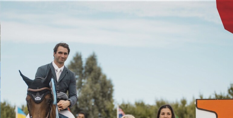 Prix Hermès Sellier Challenge Authuit at Longines Deauville Classic 2023 to Julien Anquetin and Gravity of Greenhill