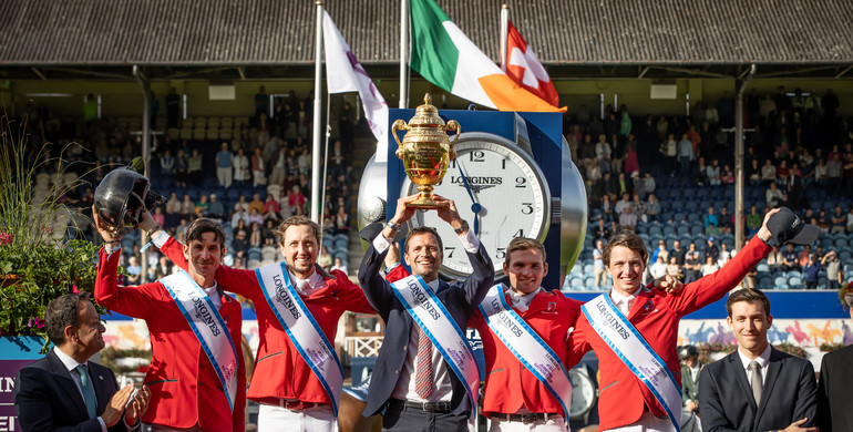 Swiss celebrate special win in Dublin