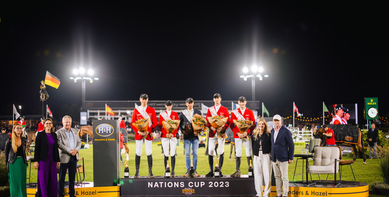 Team Germany triumphs in action-packed CSIO5* 1.60m Henders & Hazel Nations Cup at Brussels Stephex Masters 2023