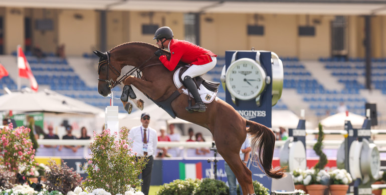 Thrills and spills from day two of the FEI Jumping European Championship 2023