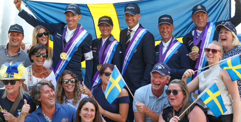 Swedish celebrations at San Siro