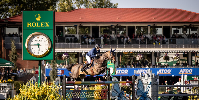 Martin Fuchs and Commissar Pezi win the CSIO5* 1.60m Tourmaline Oil Cup at Spruce Meadows ‘Masters’ 2023