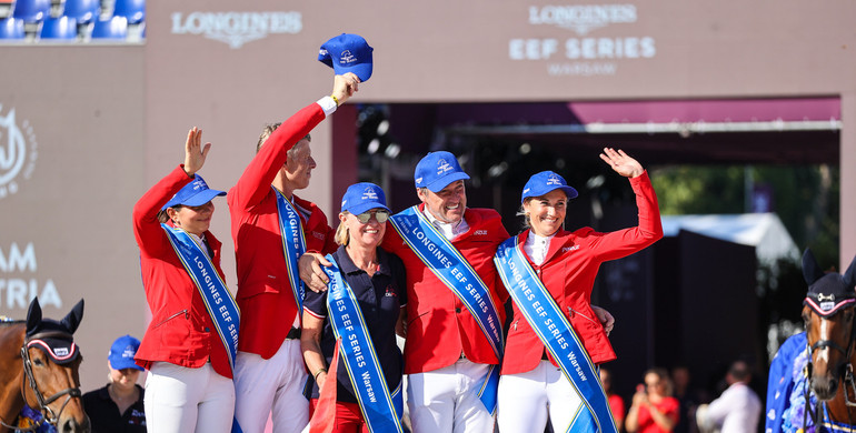 Team Austria wins the Longines EEF Series Final at CSIO4* Warsaw Jumping 2023