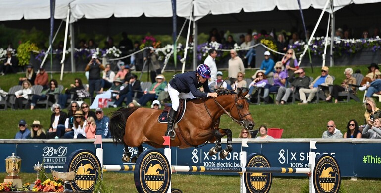 Karl Cook wins first American Gold Cup with Caracole de La Roque