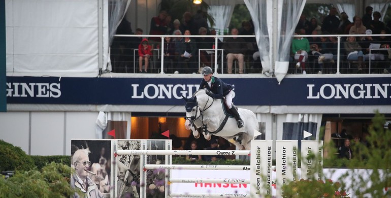 Denis Lynch and Cornets Iberio best in the Sires of the World in Lanaken