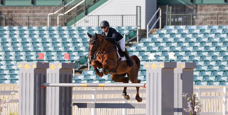 Shane Sweetnam races to one-two finish in $50,000 1.45m Welcome CSI3* at Split Rock Hunter Jumper Fall 1