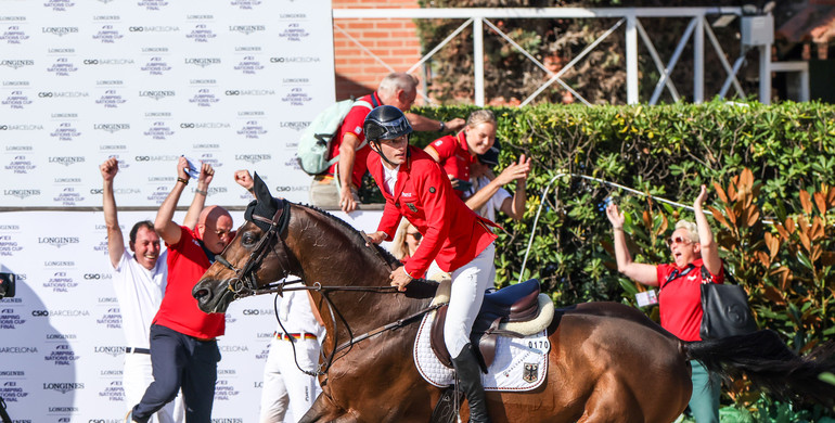 All the feels as Team Germany takes the title at the  Longines FEI Jumping Nations Cup™ Final 2023