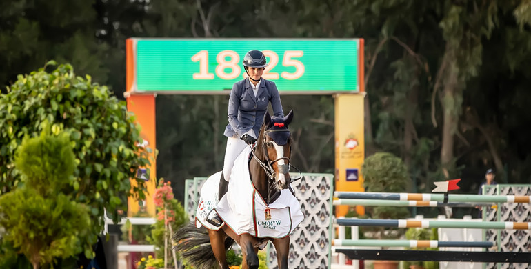 Marine Scauflaire and Cuba Libre de Nevada Z win the CSIO4*-W 1.55m World Cup Grand Prix in Rabat
