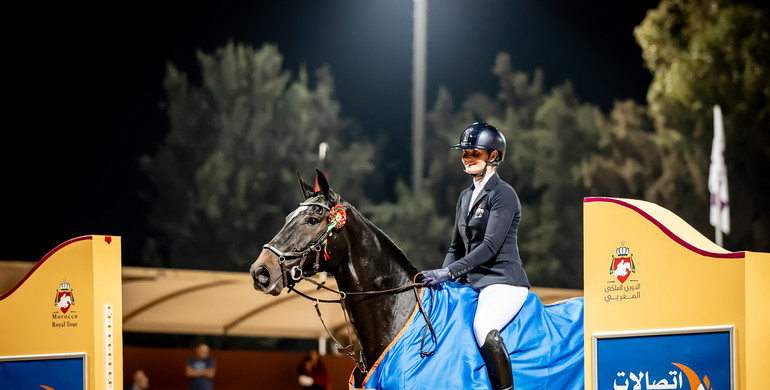 Jessica Burke and Express Trend best in the CSIO4*-W 1.50m Prix Maroc Telecom in Rabat