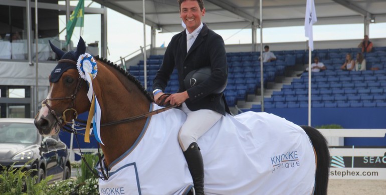 Lorenzo de Luca wins the Prijs Sea Coast at Knokke Hippique