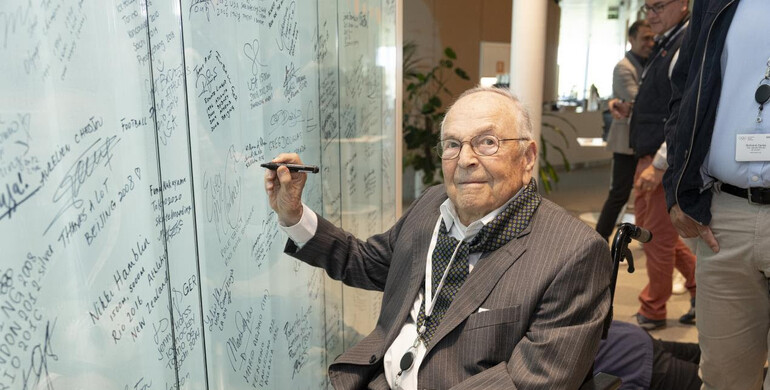 William de Rham: An officer, an Olympian and a centenarian