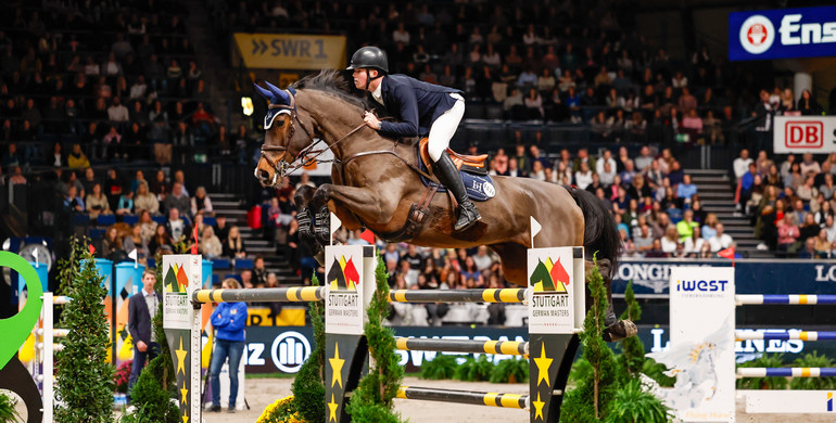 A little help from a friend secures Harry Charles and Aralyn Blue the win in the CSI5* 1.55m Stuttgart German Masters
