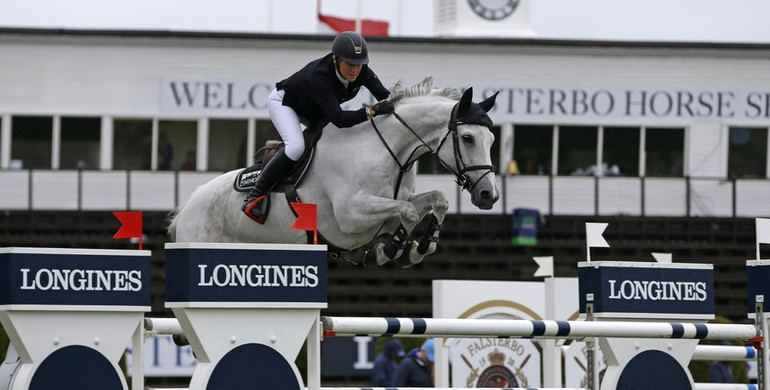Laura Renwick takes a double in Falsterbo