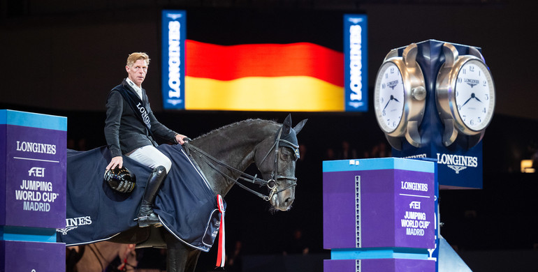 Germany’s Ehning edges Britain’s Maher in Madrid thriller