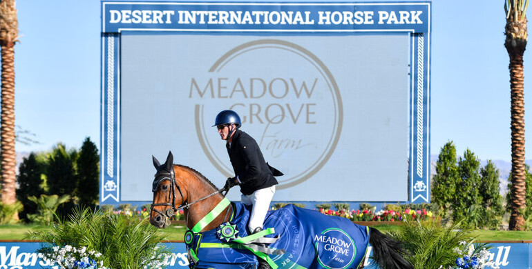 Paul O'Shea trots and pats his way to victory in $76,000CAD CSI2* Grand Prix