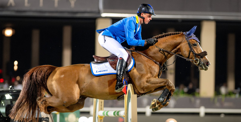 Christian Ahlmann and Otterongo Alpha Z take the top honours in the CSI4* 1.45m Al Hawajer Equestrian Diamond Tour in Abu Dhabi