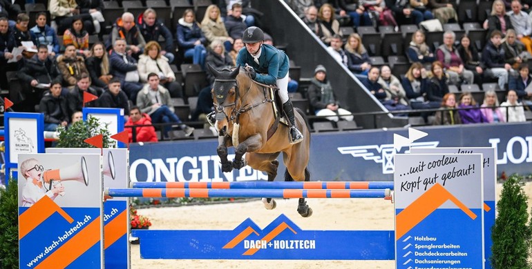 Richard Howley and Mansini Ltd top Saturday's CSI5*-W Prize of Dach+Holztech GmbH in Basel