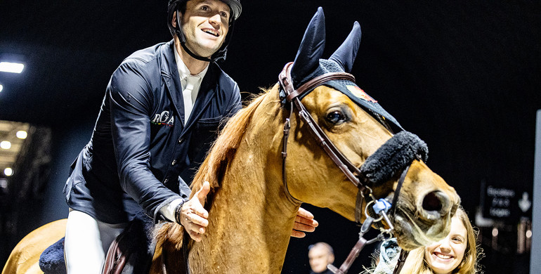 Rodrigo Giesteira Almeida and Pegasus Cekanane win the CSI5*-W 1.50m Prix France Info France Bleu in Bordeaux