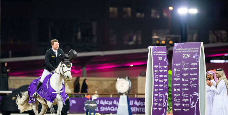 Richard Howley and Zodiak du Buisson Z win Thursday's opening 1.50m at CHI Al Shaqab