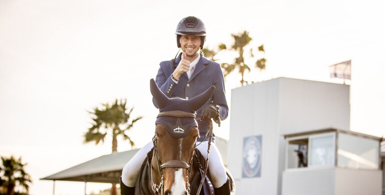 Martin Fuchs and Bastille top the CSI4* Royal Bliss Trophy Big Tour 1.50m at Andalucía Sunshine Tour 2024