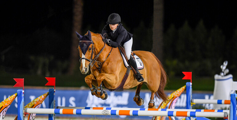 Ingrid Gjelsten and VDL Edgar M score their first California win in $117,000 TALUS CSI3* Grand Prix