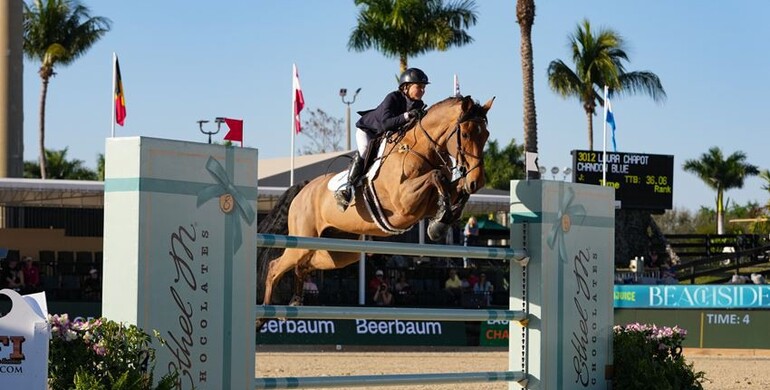 Laura Chapot and Chandon Blue race to the front in $62,500 Ethel M Chocolates CSI2* Grand Prix