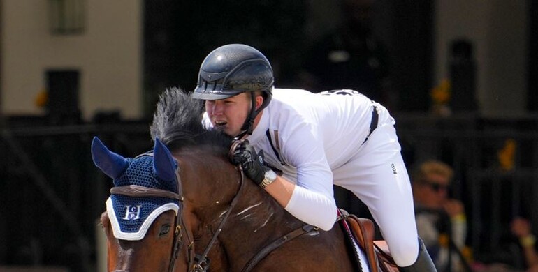 Harry Charles and Aralyn Blue best in the $62,500 Bainbridge Companies CSI5* 1.50m at Wellington International
