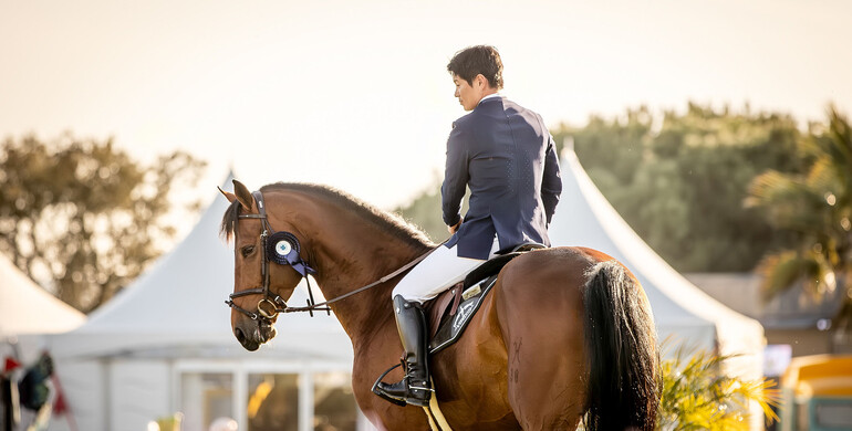 Eiken Sato and Melypso Blue PS FRH top the CSI4* 1.50m Celeste Trophy at the Andalucía Sunshine Tour