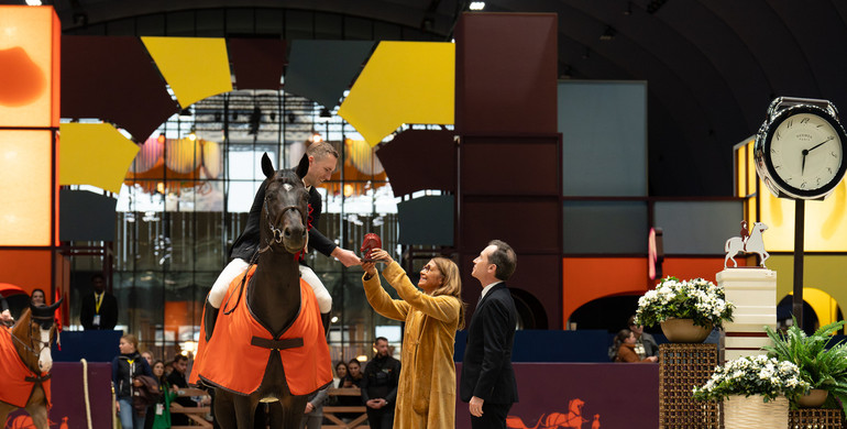 Kristaps Neretnieks and Quintes win the CSI5* 1.50m Prix Hermès Sellier at Saut Hermès 2024