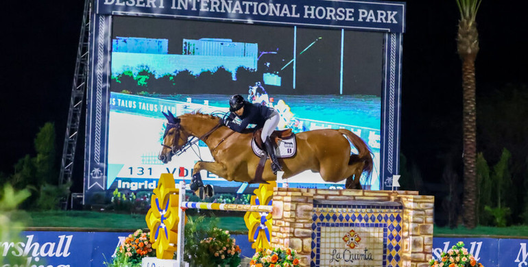 Ingrid Gjelsten caps off Desert Circuit with a win in $182,000 La Quinta Resort & Club CSI4* Grand Prix