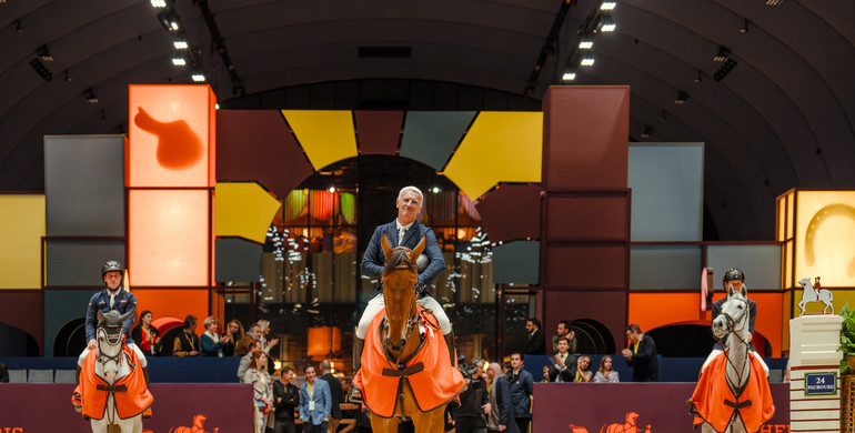 Roger Yves Bost and Ever de Turan best in the CSI5* 1.50m Prix du 24 Faubourg at Saut Hermès