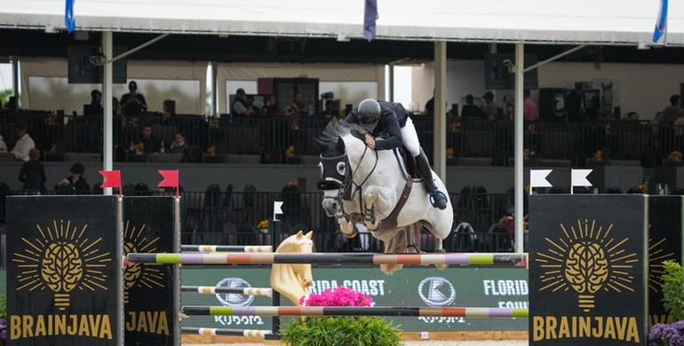 Nicky Galligan and VDL Nikita van de Leeuwerk give it their all in BrainJava CSI2* Grand Prix