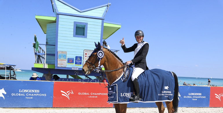 Michael Duffy secures first Longines Global Champions Tour Grand Prix victory in Miami Beach