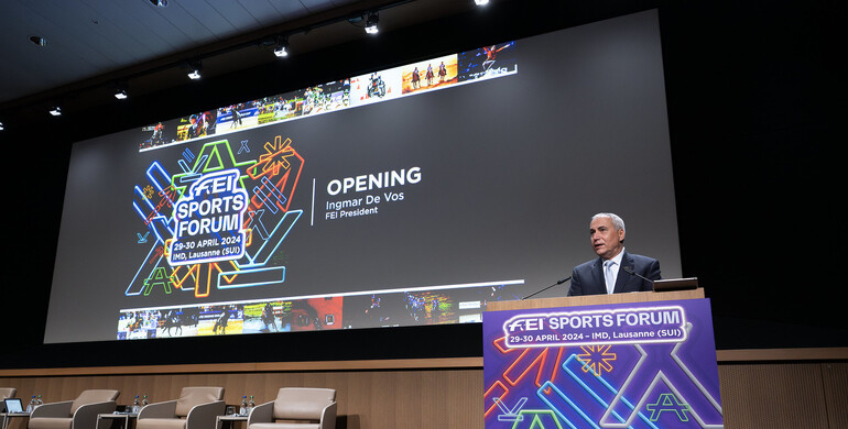 The FEI Sports Forum 2024 – Be a leader; be trusted; be transparent; be proactive; and be accountable