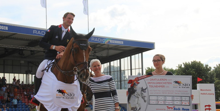 Kevin Staut leading rider in Mannheim