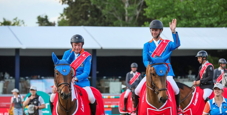 John Whitaker and Gilles Thomas win the GCL of Madrid for Valkenswaard United