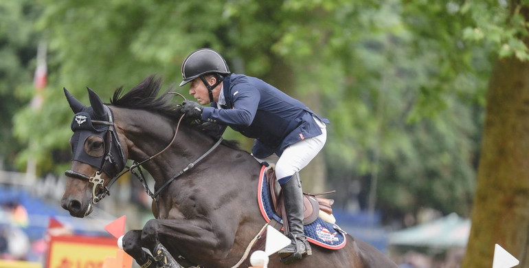 Michael Whitaker and Equine America Q Paravatti N win the CSI4* 1.50m Lotto-Hessen Prize in Wiesbaden