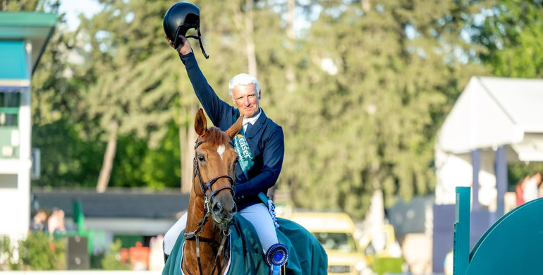Roger Yves Bost and Ballerine du Vilpion best in the 48th Copa S.M El Rey presented by Caser Grupo Helvetia in Madrid
