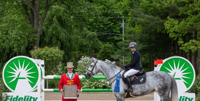 Ballard back on top in $38,700 FEI 1.45m jump-off presented by Fidelity Investments at 2024 Old Salem Farm Spring Horse Shows