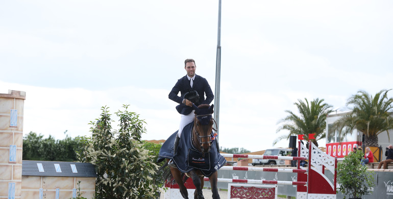 Alexis Goulet and Calla uncatchable in the CSI4* 1.50m Mâconnaise des Eaux by Véolia in Mâcon