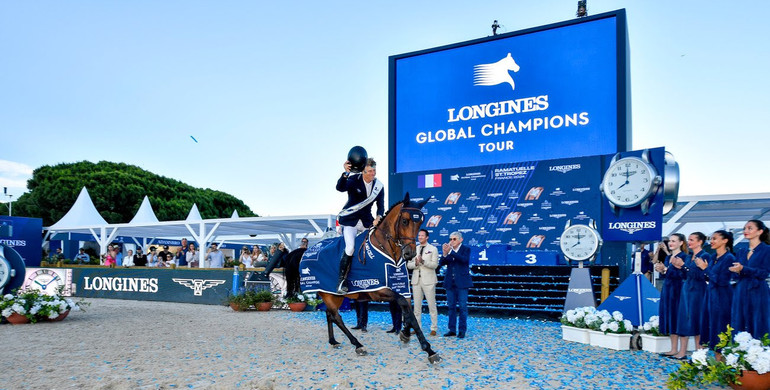 Max Kühner and EIC Up Too Jacco Blue race to the win in Longines Global Champions Tour Grand Prix of St Tropez