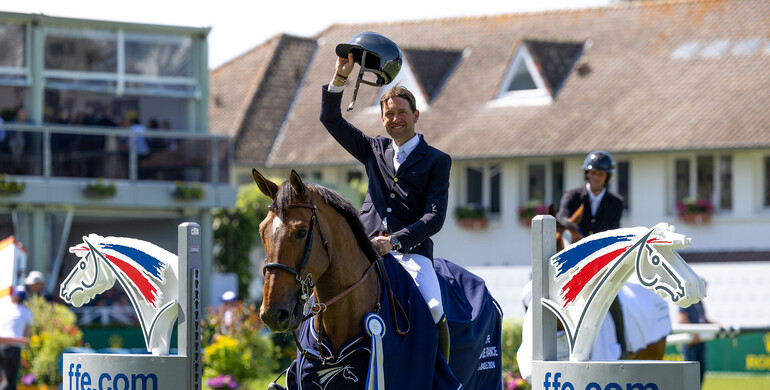 Simon Delestre and Olga van de Kruishoeve take a popular home win in Thursday's CSIO5* 1.50m Prix FFE in La Baule
