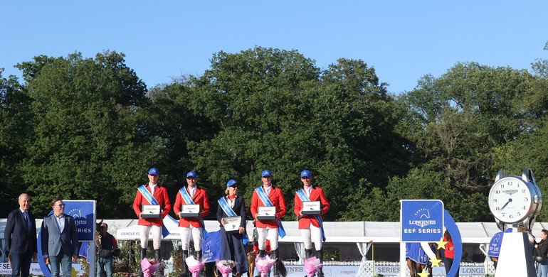 Team Belgium wins the Longines EEF Series qualifier in Luxembourg