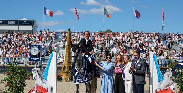Ecstatic home win for Marc Dilasser and Make my Day Z du Gevres on final day of Longines Global Champions Tour of Paris