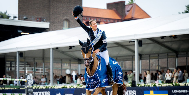 The riders for the Longines Global Champions Tour of Stockholm
